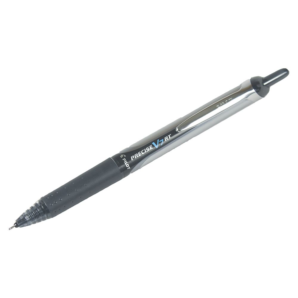 Pilot V7 Precise Retractable R/Ball Pen Black Fine 26067