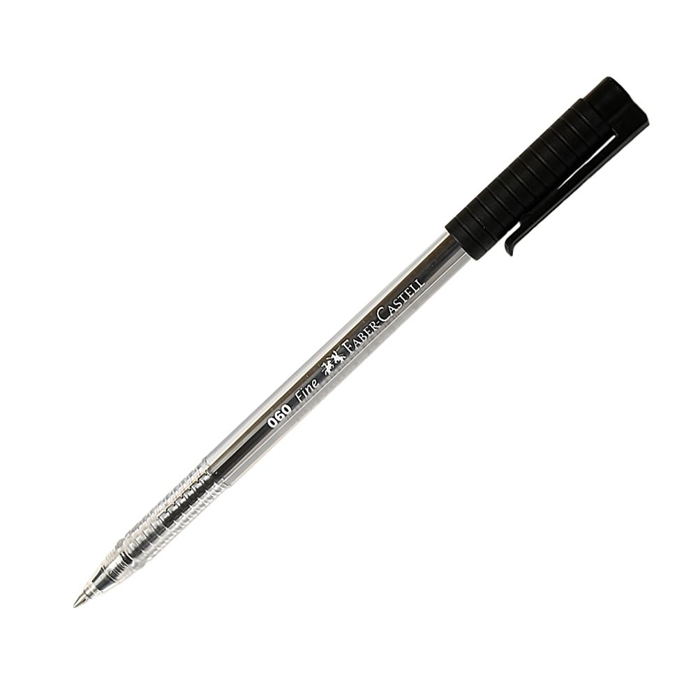 Faber Castell  Ballpoint Pen Fine Black 060-F     346099