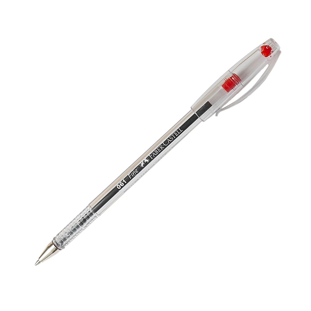 Faber Castell  Ballpoint Pen Fine Red 061-F     346121