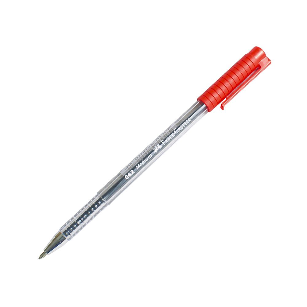 Faber Castell  Ballpoint Pen Medium Red 062-M   446221