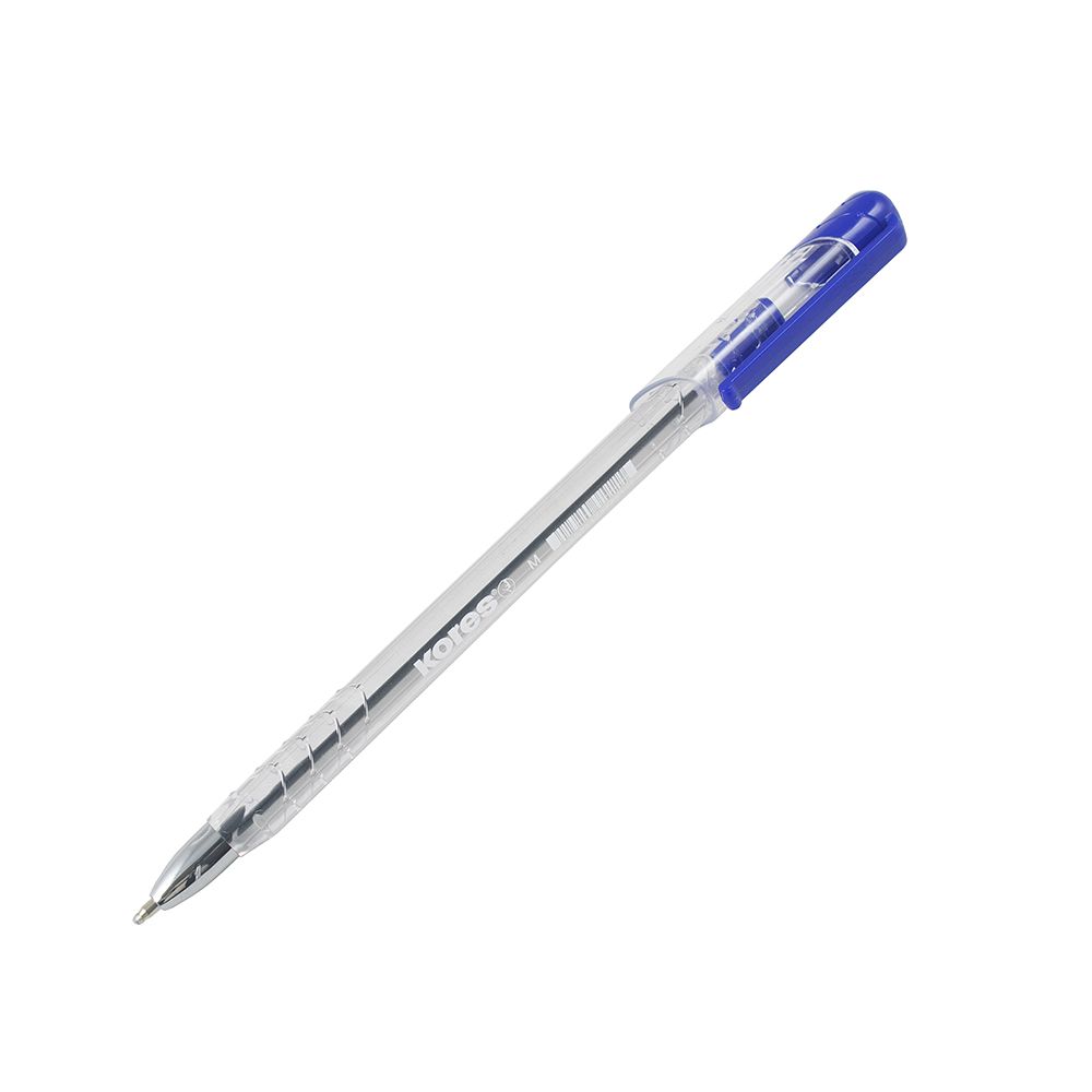 Kores K11 Triangular Ball Point Pen Medium Blue 1mm 37911