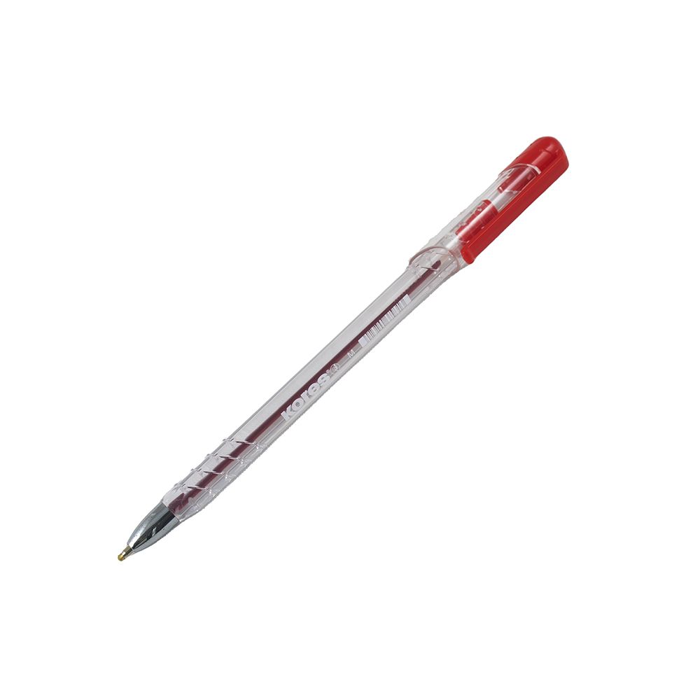Kores K11 Triangular Ball Point Pen Medium Red 1mm  37931