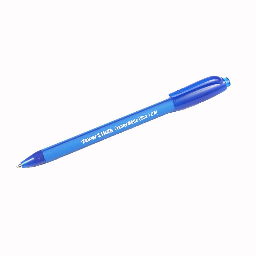 Paper Mate Comfortmate Retractable Stick Pen Medium Blue 6310187