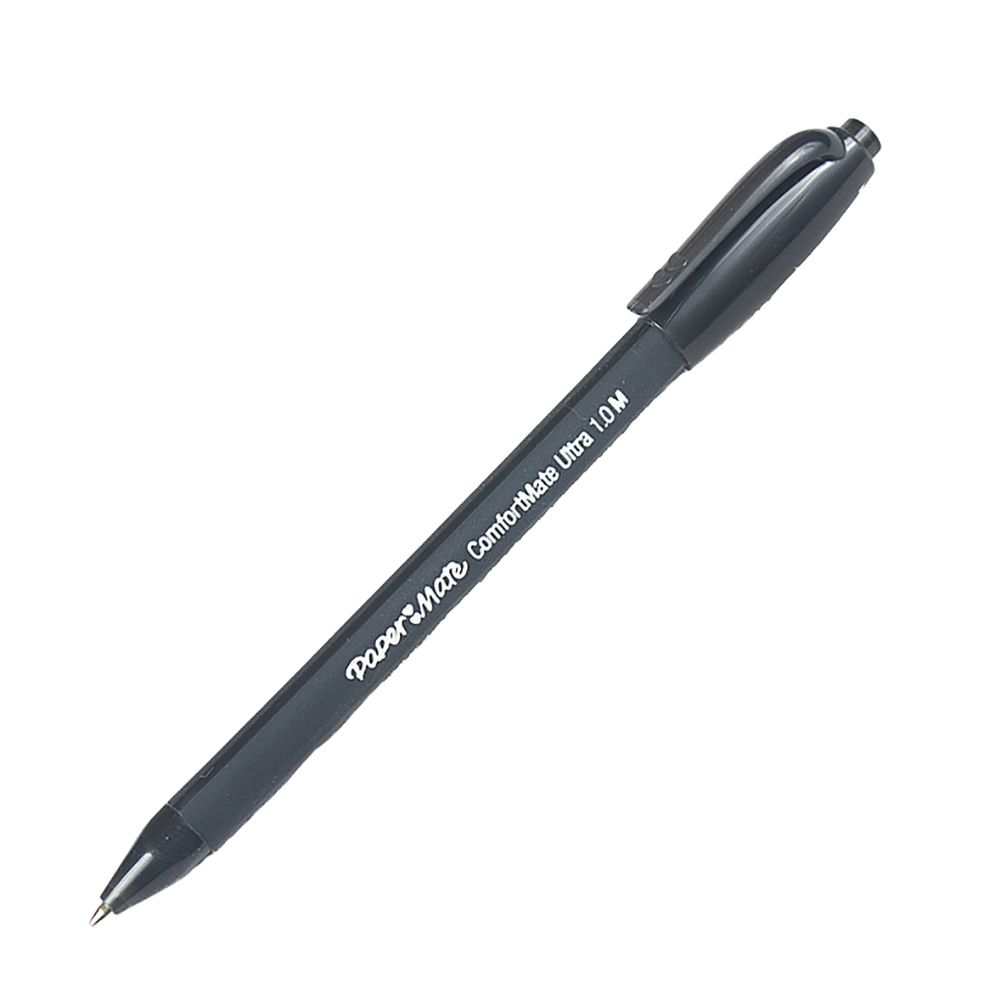 Paper Mate Comfortmate Retractable Stick Pen Medium Smoke 6330187