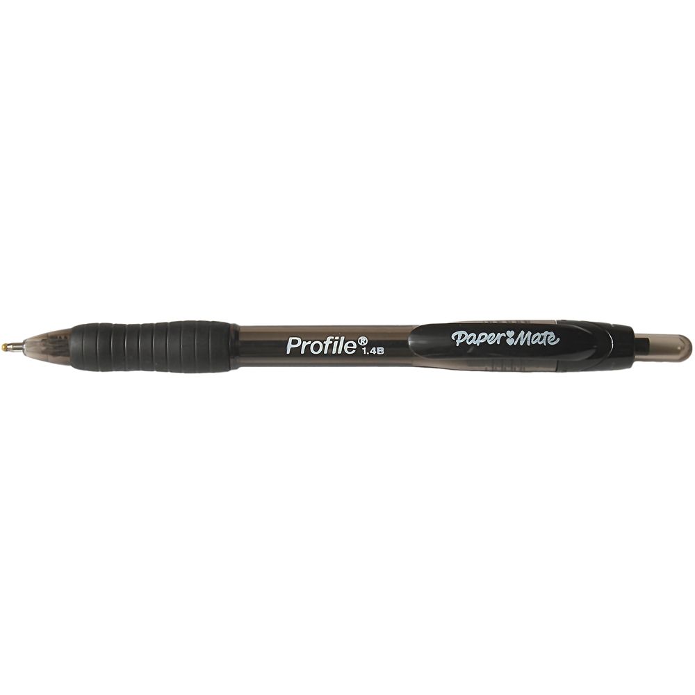 Papermate Profile Ballpoint Pen Retractable Black  89465