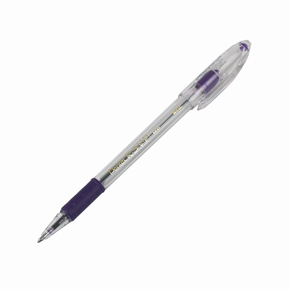 Pentel RSVP Stick Pen  Medium Violet  BK91V