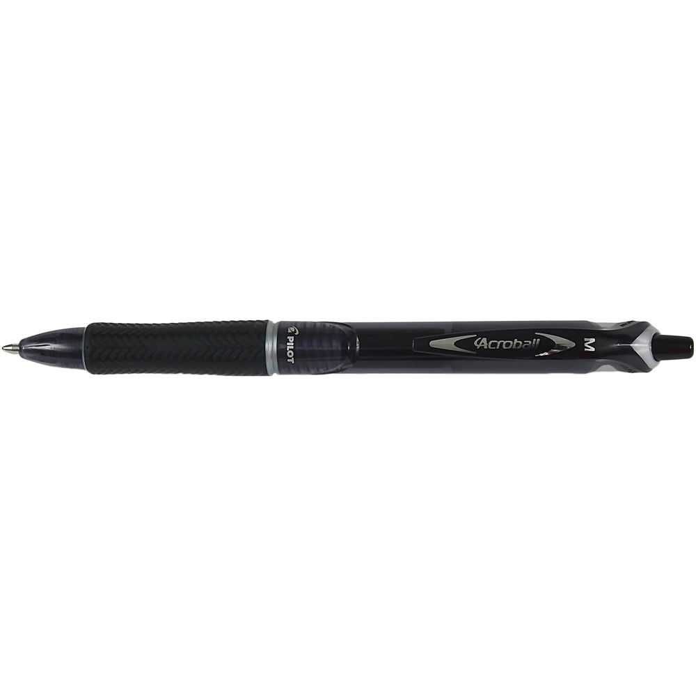 Pilot Acroball Retractable Ballpoint Pen Medium Black 31810/31821