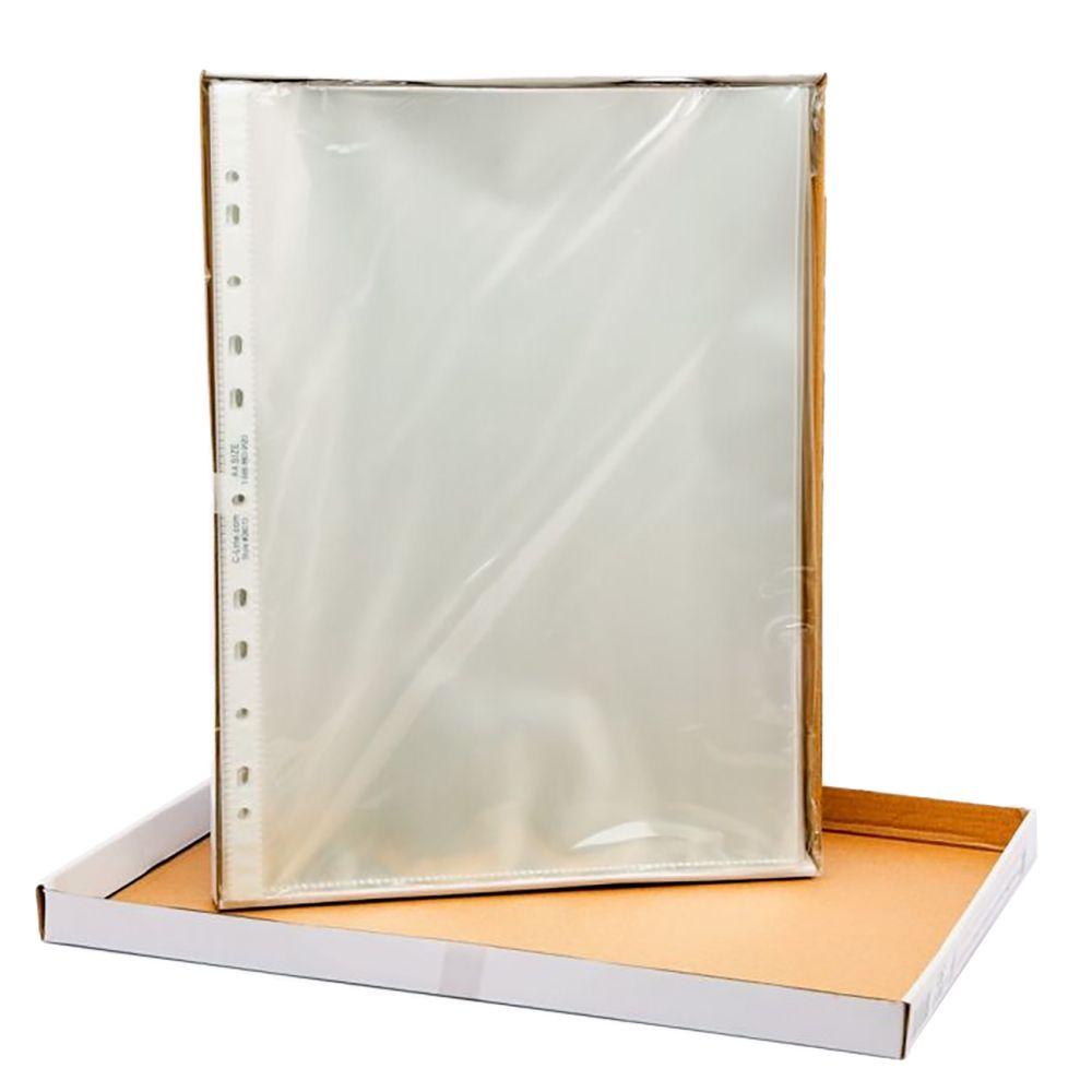 C-Line Sheet Protector  Heavy Weight Polypropylene A4 Clear    08013  per sheet