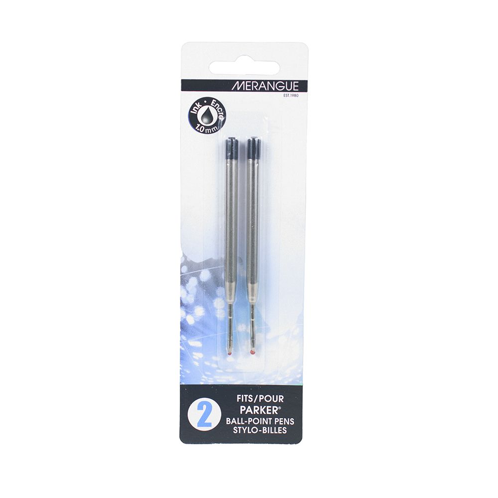 Merangue BallPoint Pen Refill  Black 1.0mm 2pk 3872-4081-20