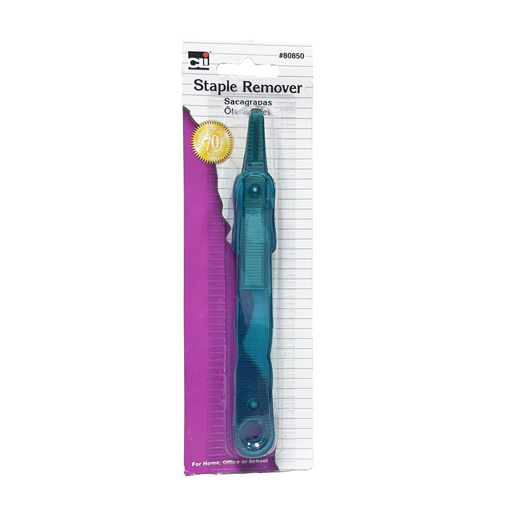 Charles Leonard Flat Staple Remover assorted Colours 80850