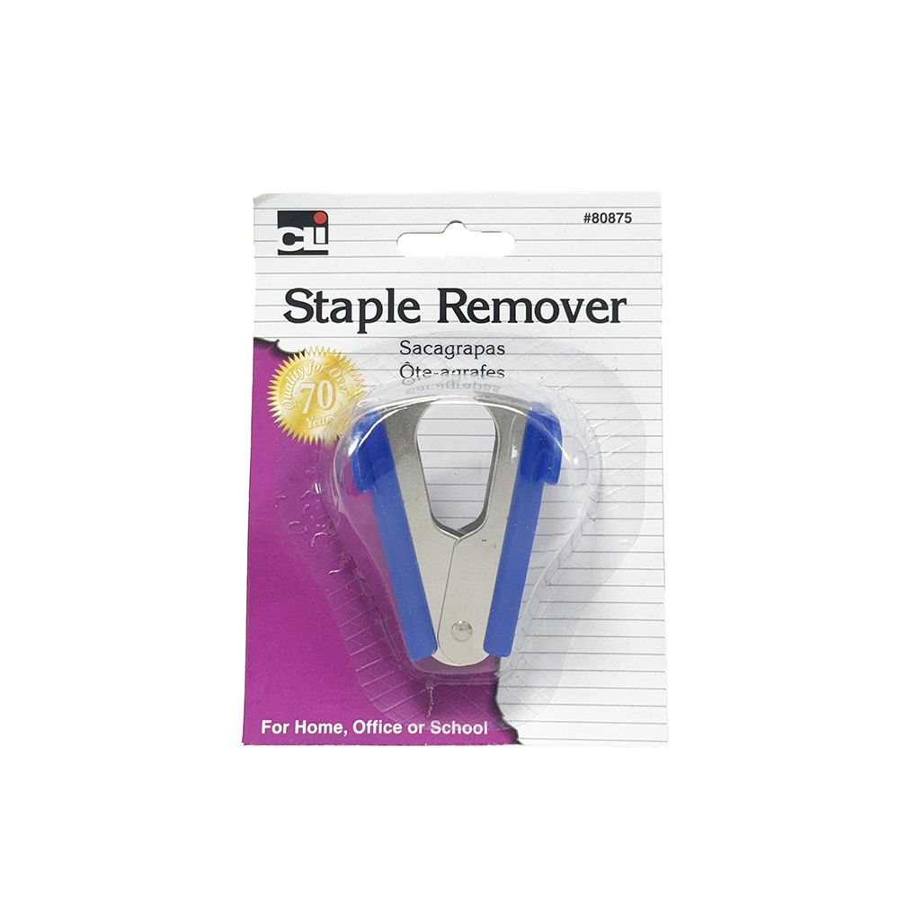 Charles Leonard Heavy Duty Staple Remover Pinch jaw Blue 80875-6