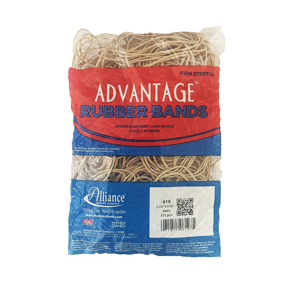 Alliance Rubberbands 3 1/2 X 1/16in  #19   06197