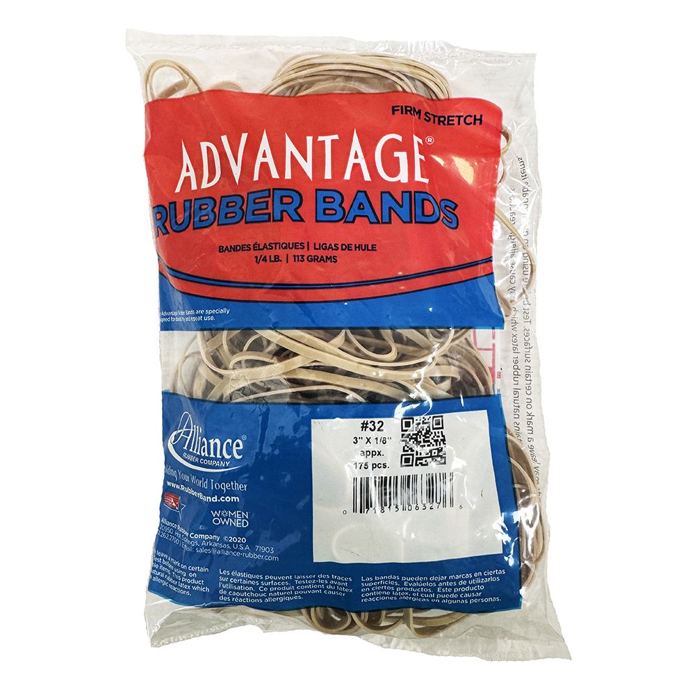Alliance Rubberband  3 x 1/32 x 1/8      #32  ea-bx   06327