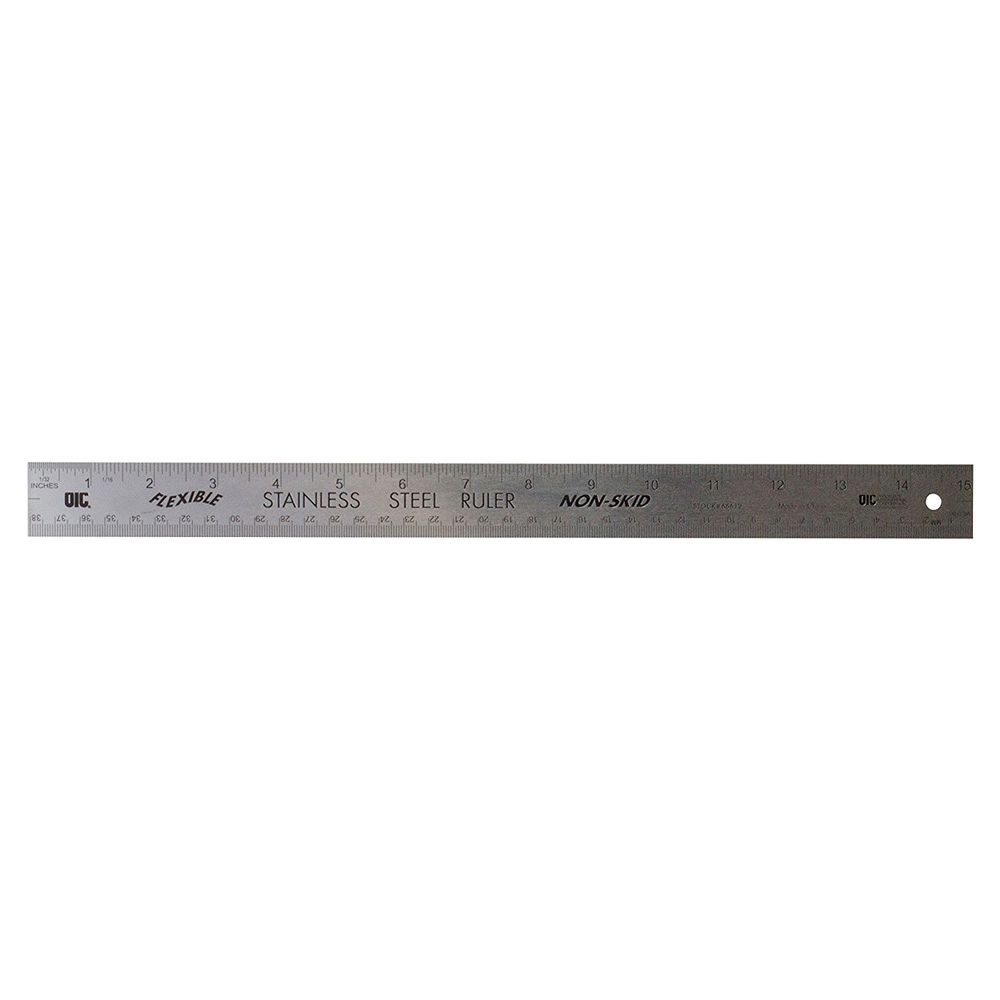 OIC Flexible Metal Ruler    15 inch Stainless Steel       66612