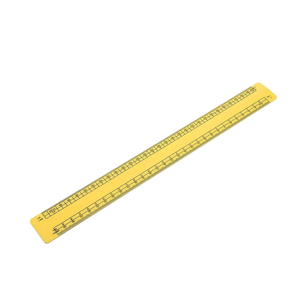 Helix Architect's Flat Metric Scale Ruler X11861
