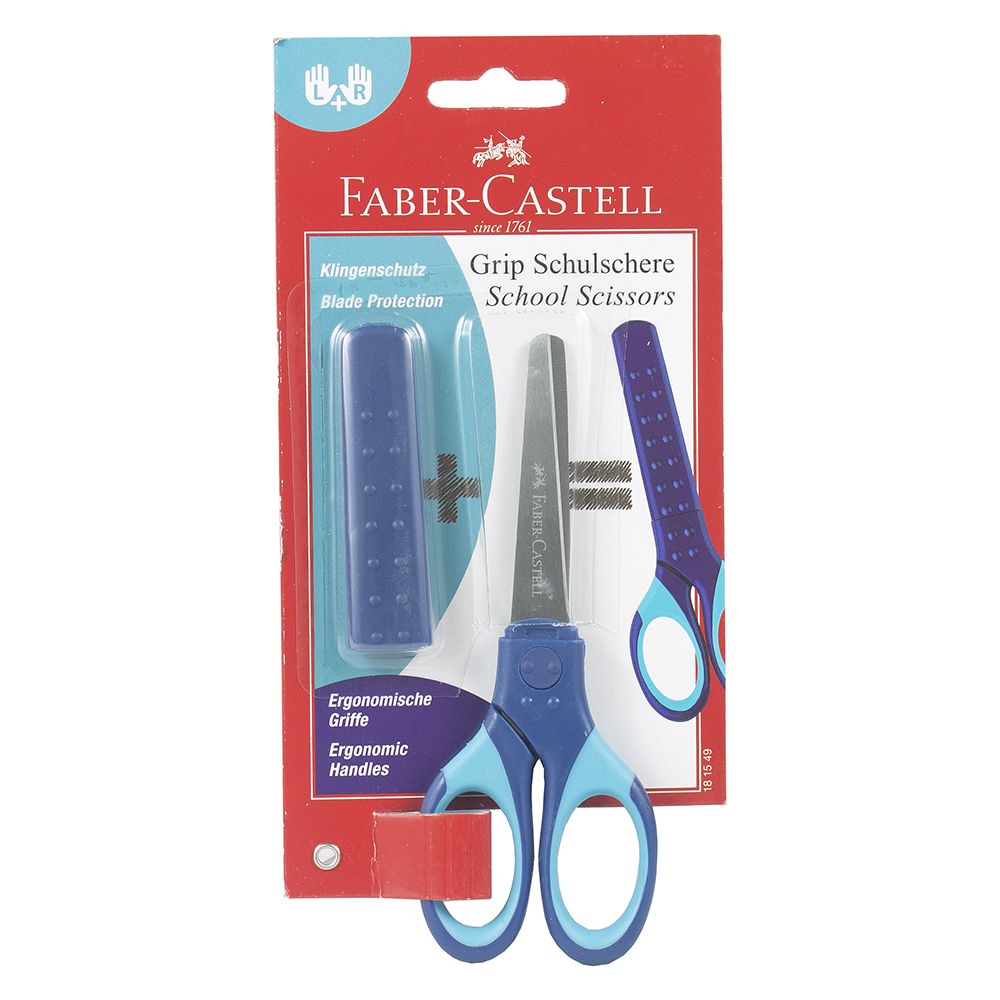 Faber Castell Scissors Blue - for Right or Left-handed   181549