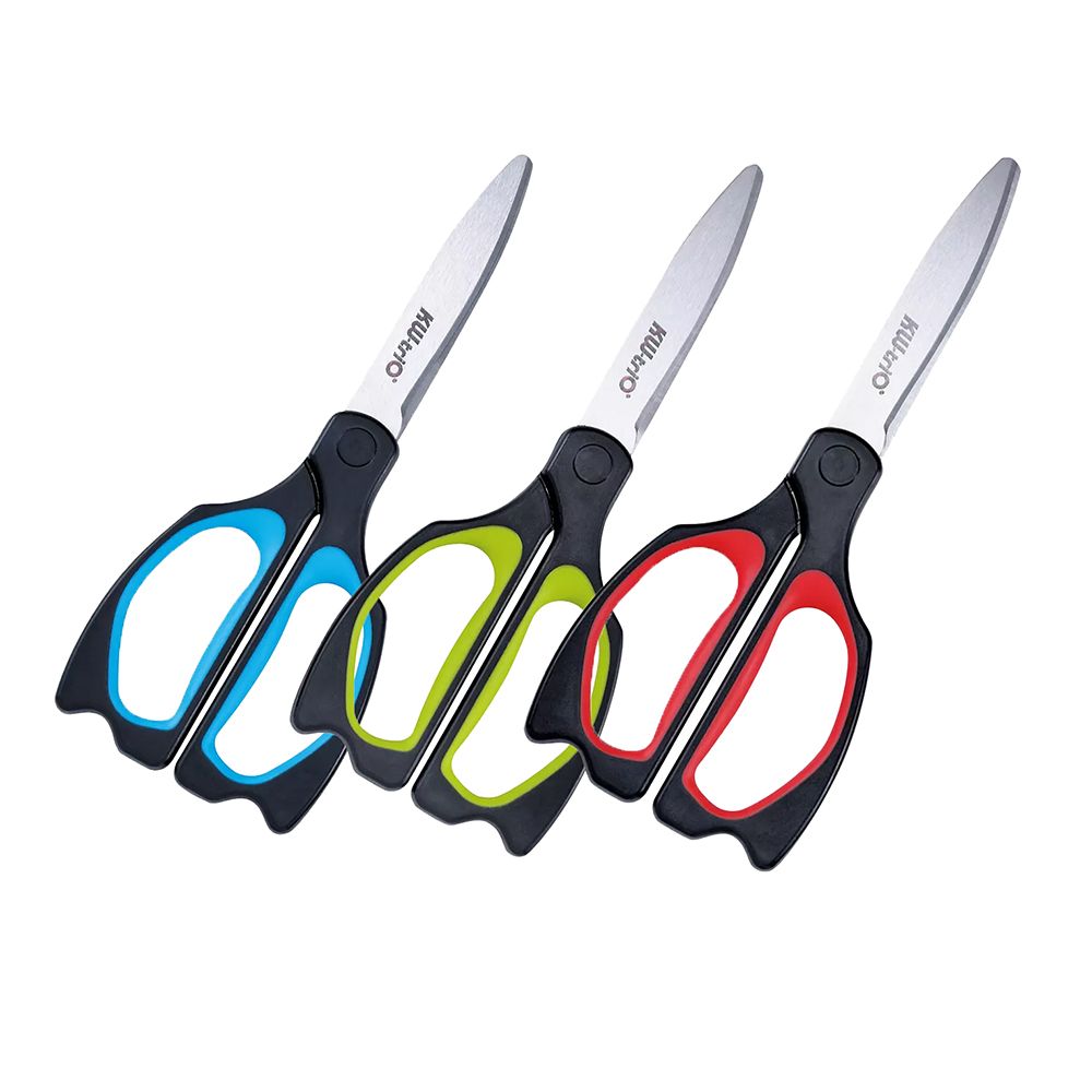 KW-triO Ergonomic Scissors  8.5 inch Power Saving cuttin angle 03918