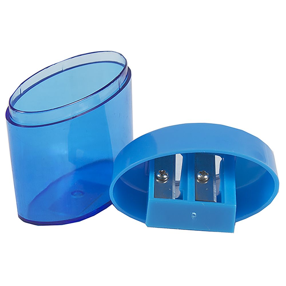 Tiger 2-Hole Plastic Sharpener w container 301522
