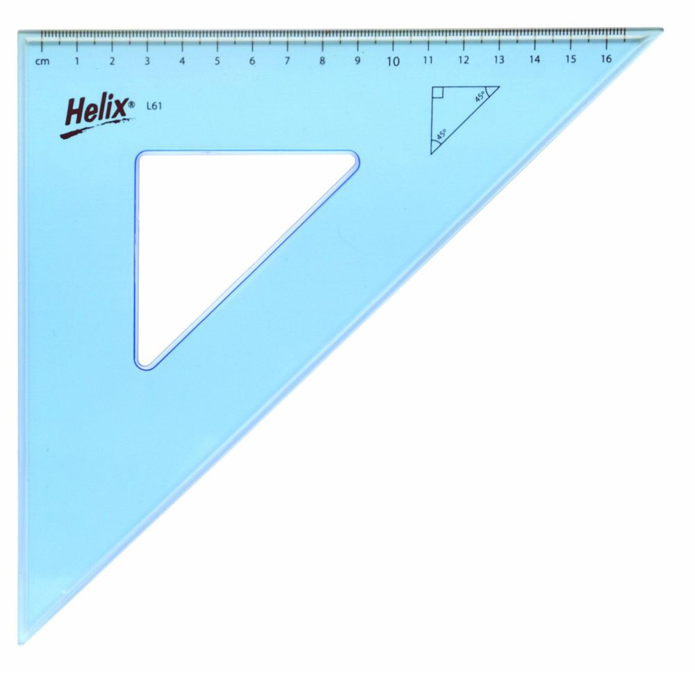 Helix Set Square  45 Deg 26cm        L61040