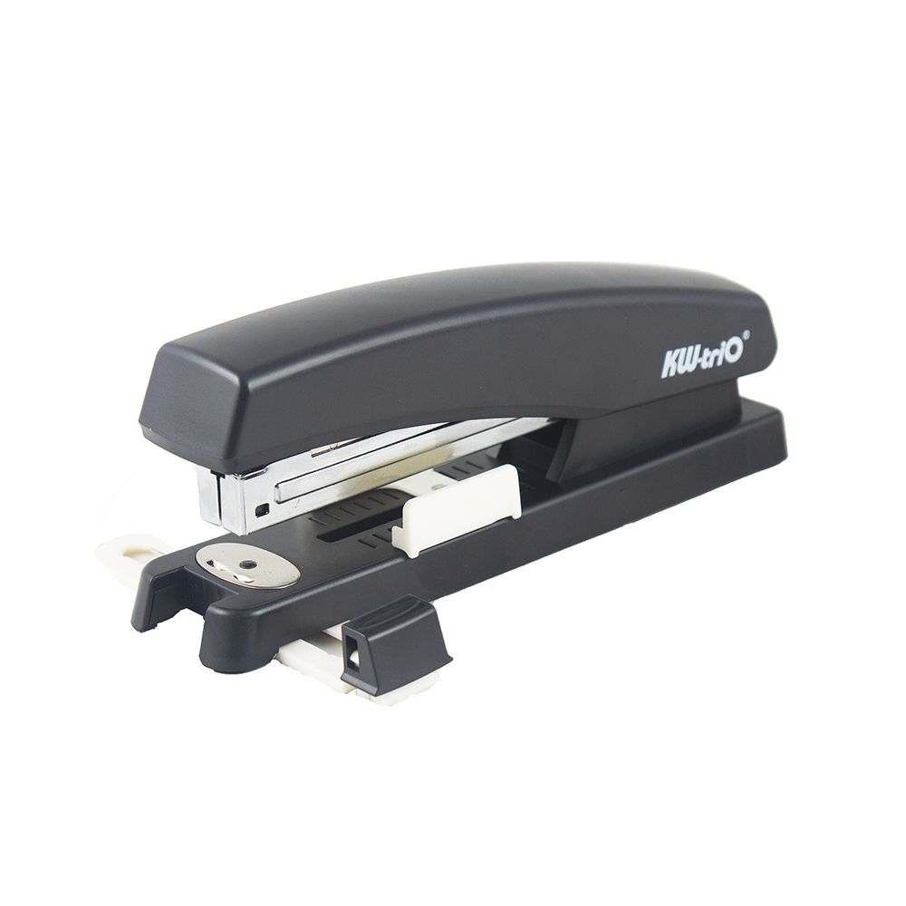 KW-trio Positioning Stapler Full Strip Black with built in ruler    5885BLK