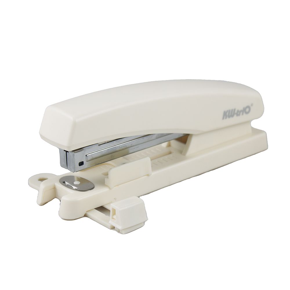 KW-trio Positioning Stapler Full Strip White with built in ruler    5885WHT