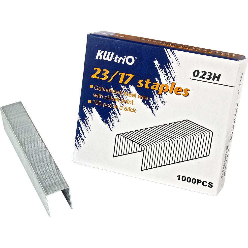 KW-triO Staples  23/17   5/8 inch  130-160pg      023H ea-bx/1000