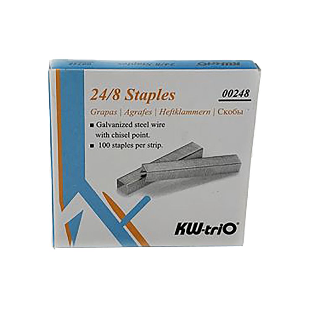 KW-triO Staples  24/8 (20-60pgs)       0248 ea-bx/1000