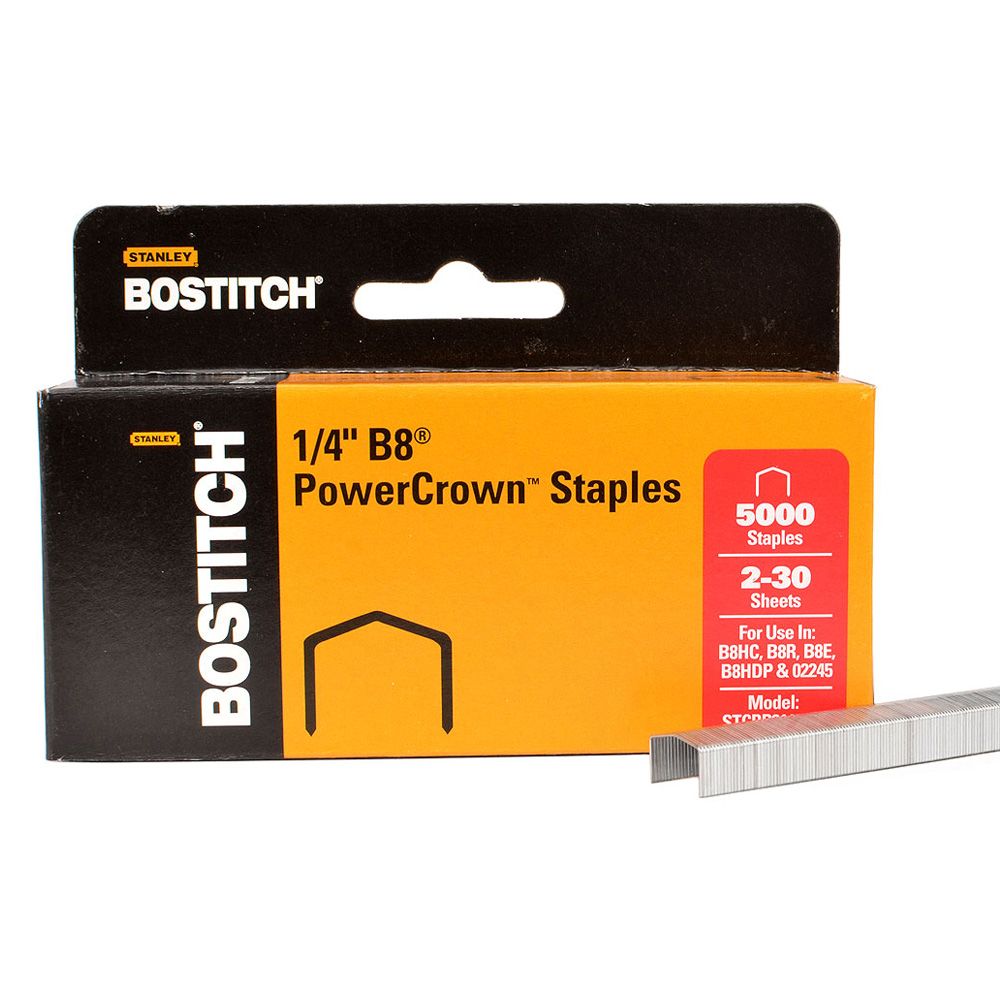 Stanley Bostitch Staples  1/4 inch Standard  SBS1914 ea-bx/5000