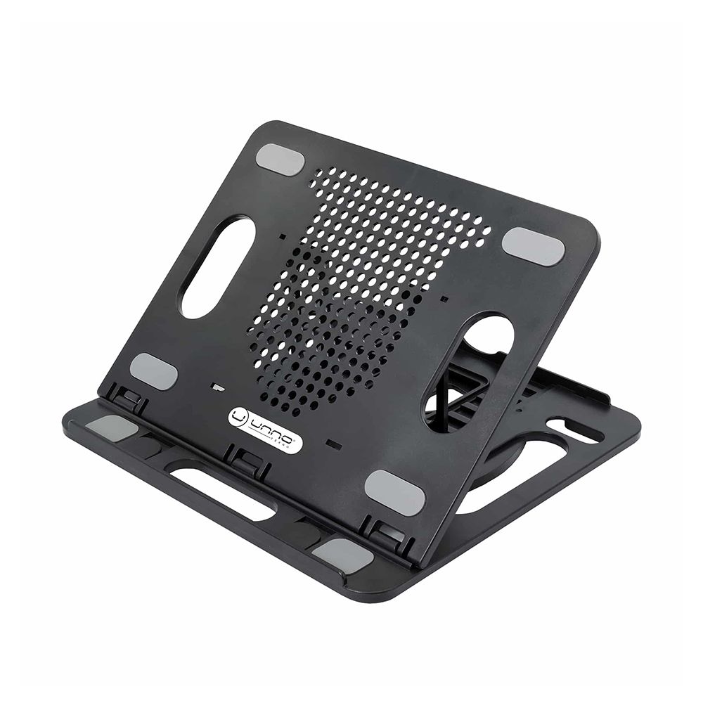 UNNO Ergonomic Laptop Stand w/Cell Phone Stand NC6115BK