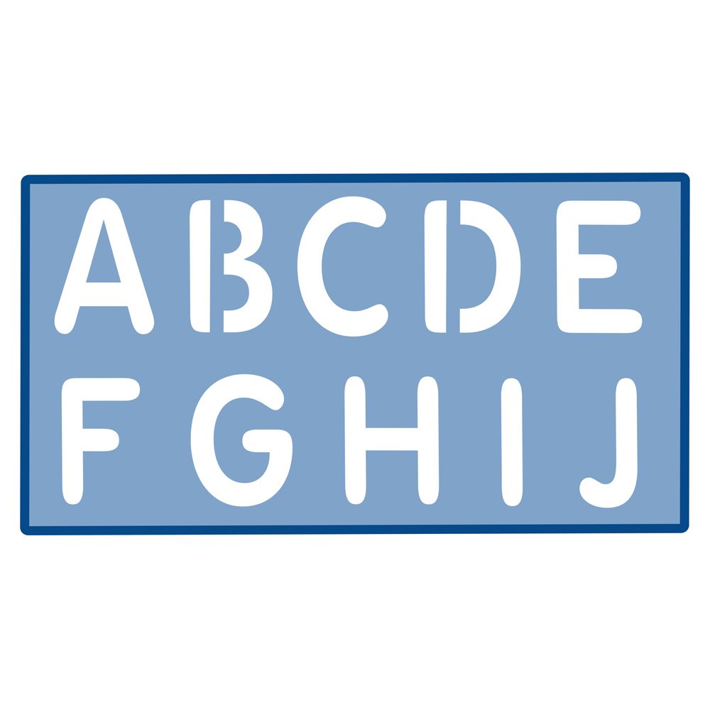 Helix Lettering Stencil  50mm           H99010/X08991