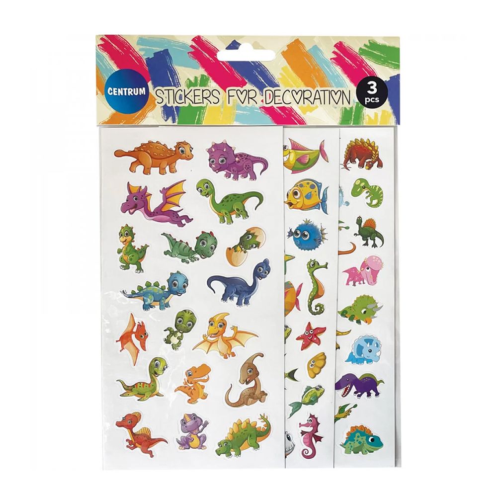 Stylex Decoration Stickers Assorted 3pc  80731