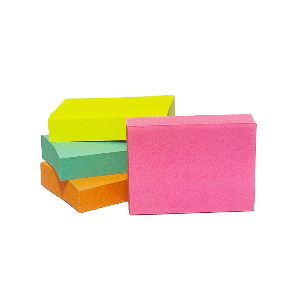 3M Post-It Sticky Note  1 1/2 x 2 Neon       653AN per pad