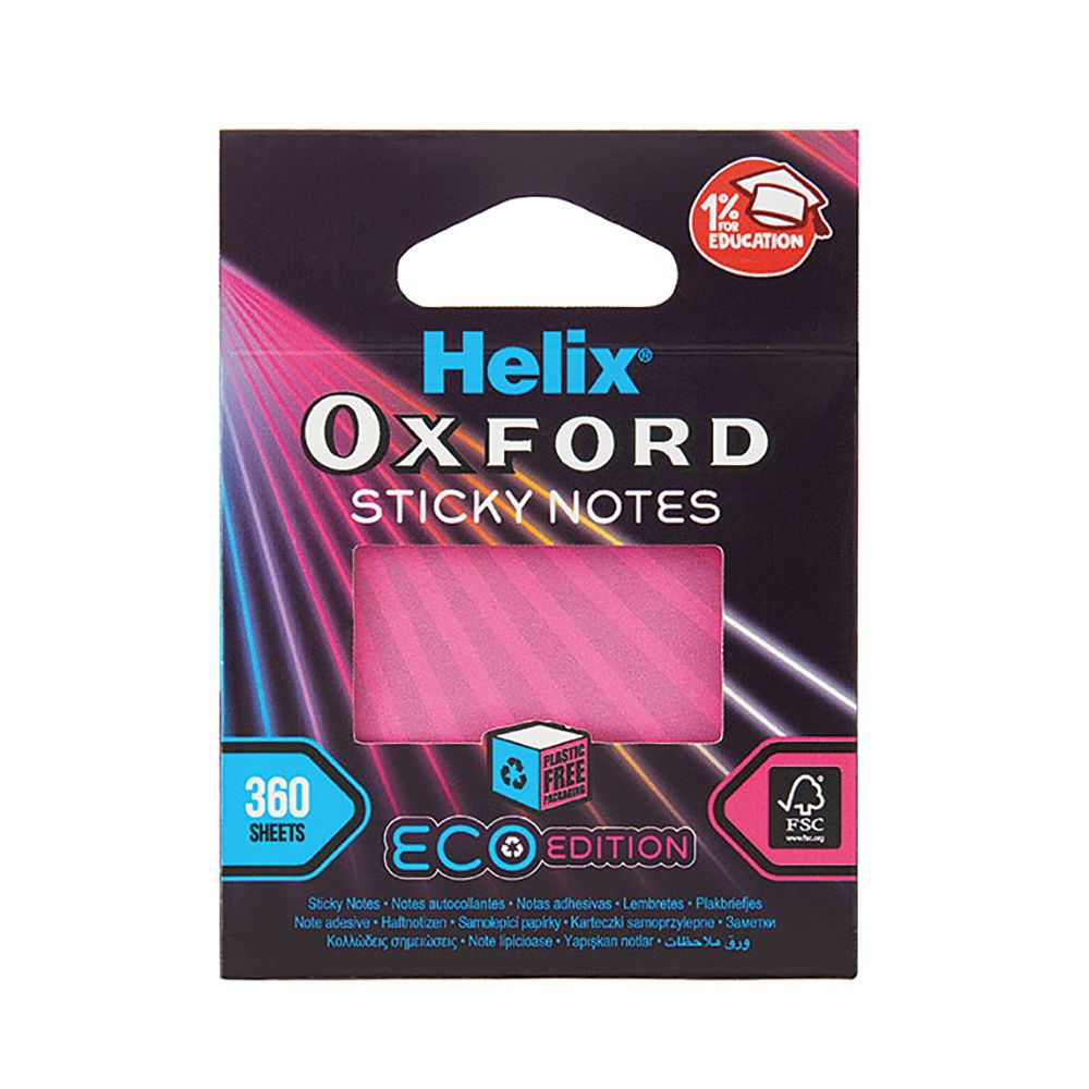 Helix Oxford Cyber Eco Matrix Stick Note   982900