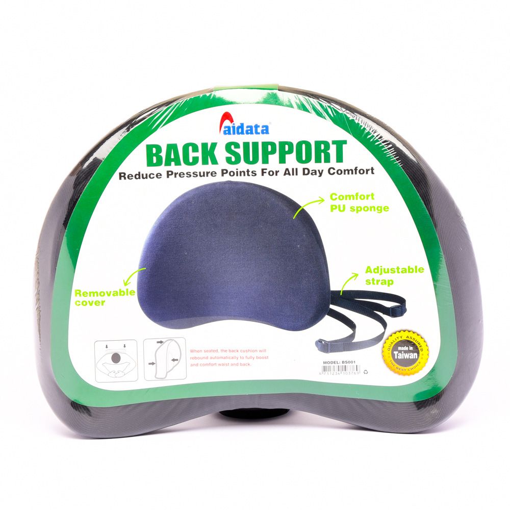 Aidata Ergo Back Support 15 in x 12 in x 3.5 in      BS001