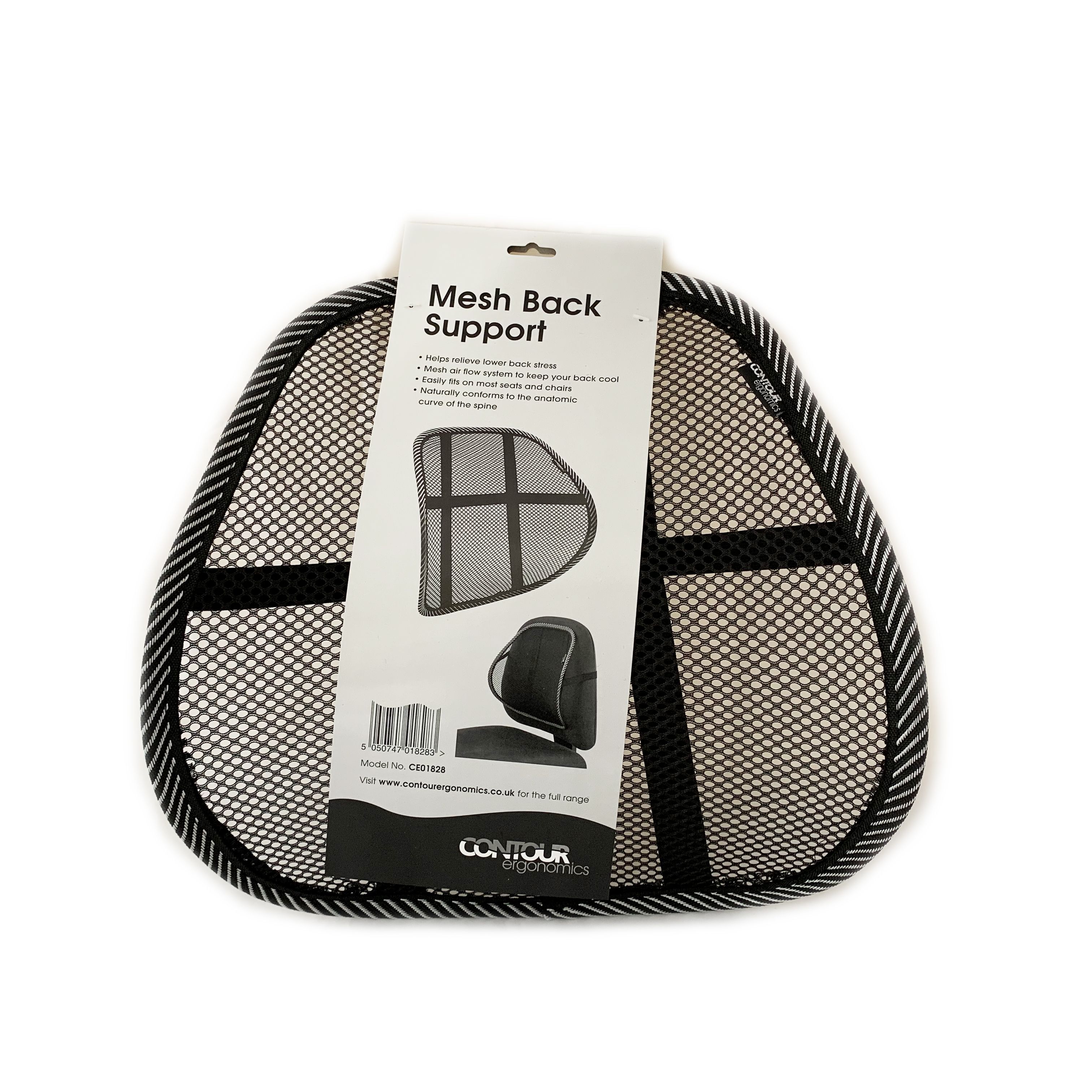 Aidata Ergonomic Back Support  Contour Mesh    CE01828