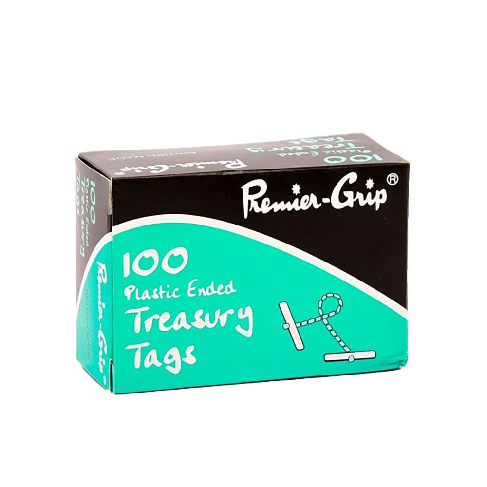 Premier Grip Treasury Tag  6 inch (152mm)  Green   8712 ea-bx/100