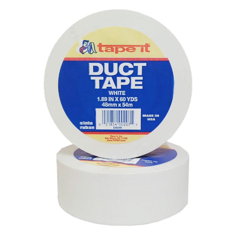 Tape-It Duct Tape White  2 in x 60 yds     D60WH