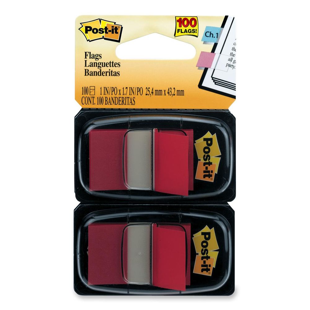 3M Post-it Tape Flag  Red  50     680RD2