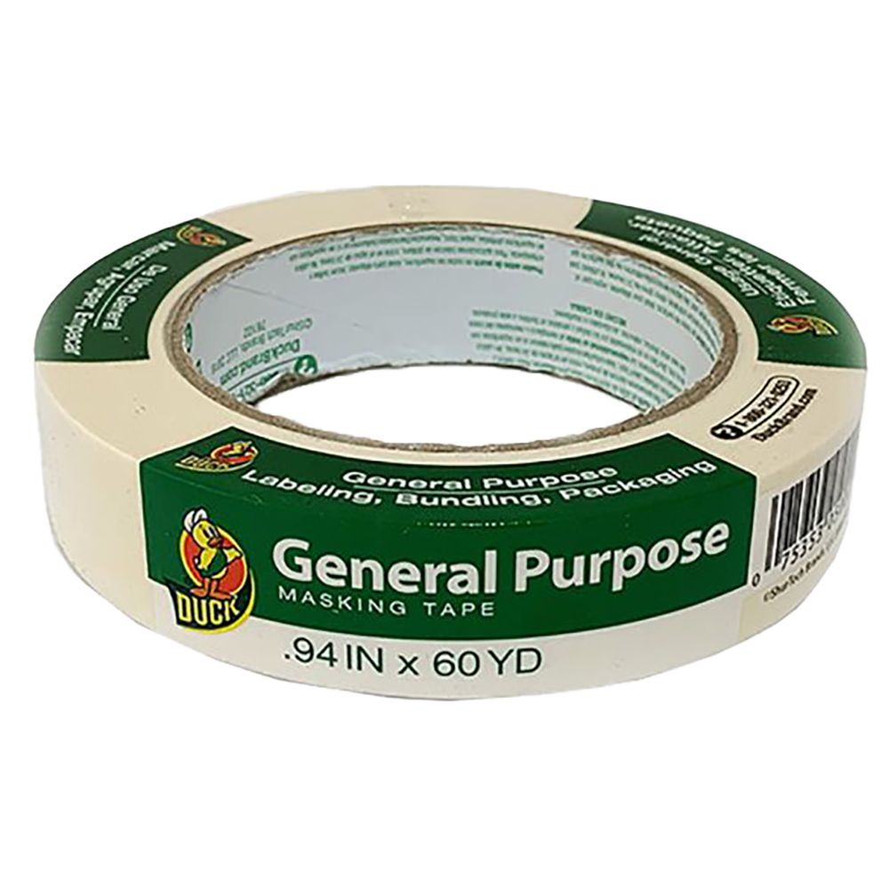 ShurTech Duck Masking Tape   1 in x 60 yds    5002