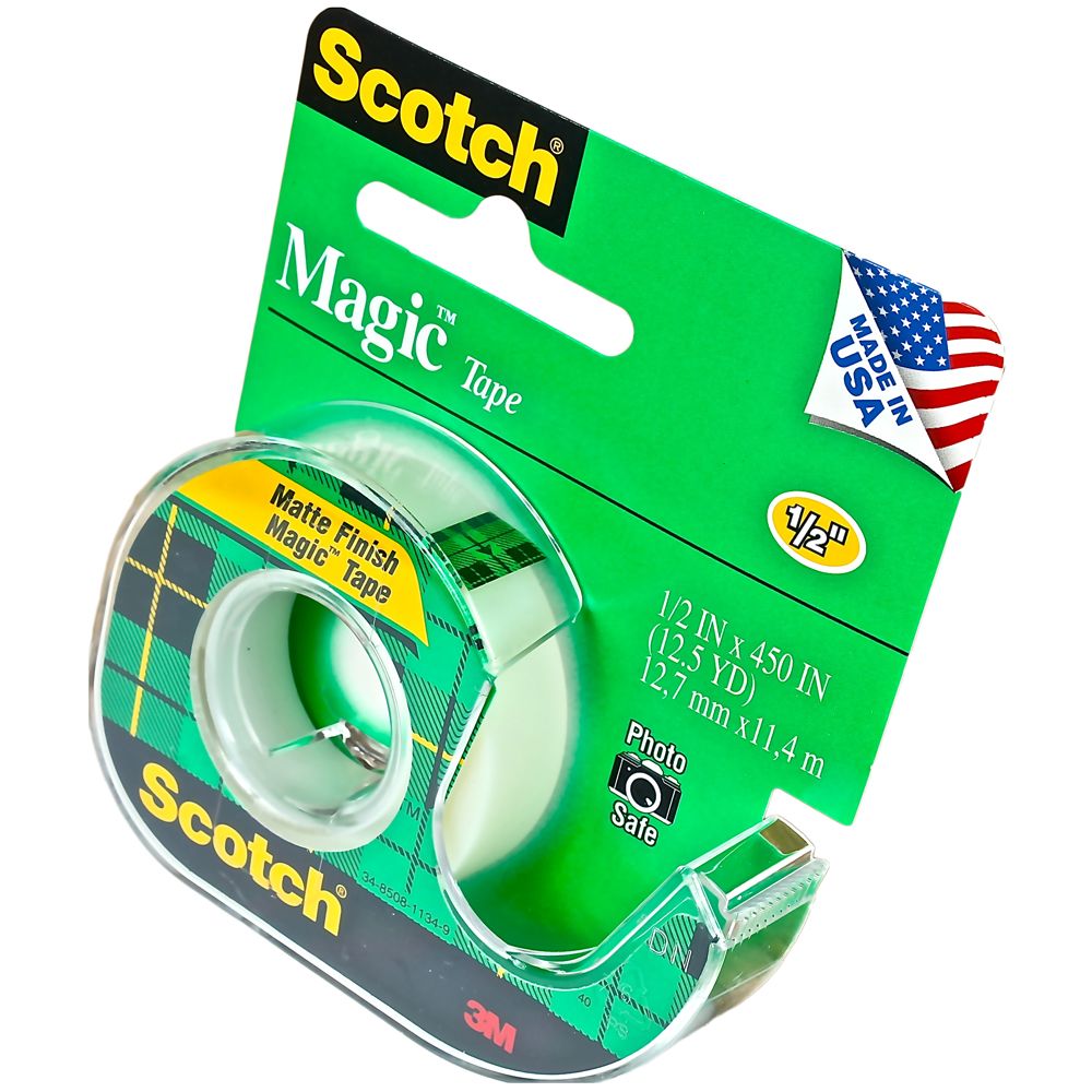 3M Scotch Tape  Magic  1/2 in x 450 in        104