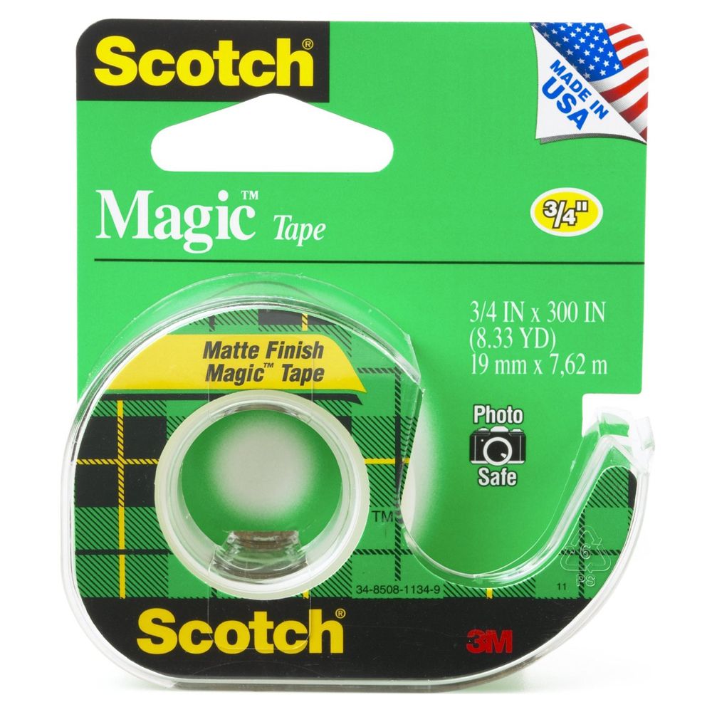 3M Scotch Tape Magic   3/4 in x 300 inch  Invisible       105