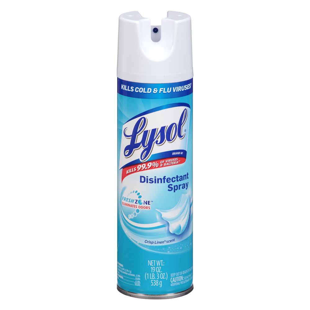 Lysol Disinfectant Spray Crisp Linen 19oz