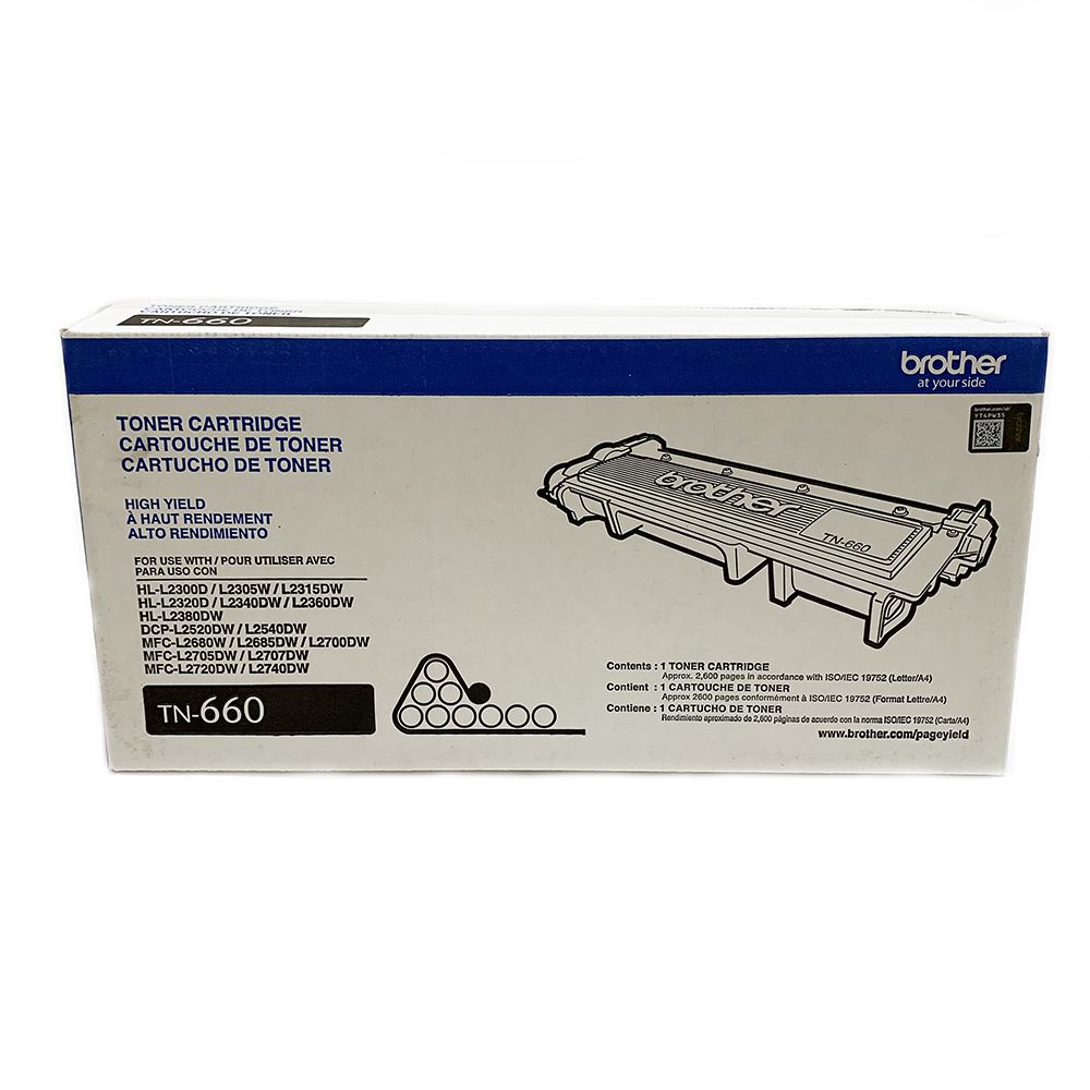 Brother Toner Laser Cartridge High Yield  Black    TN660