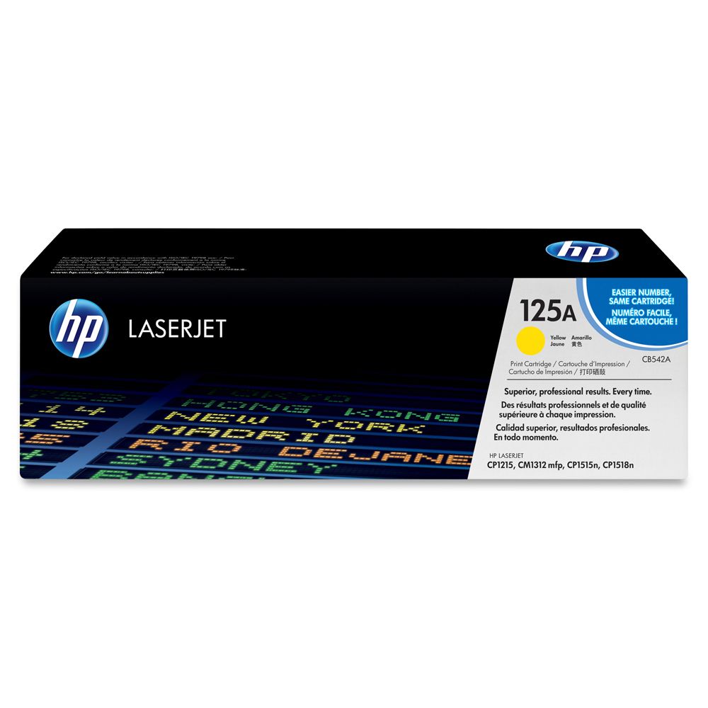 HP Laserjet Cartridge (125A)  HPCB542A  Yellow