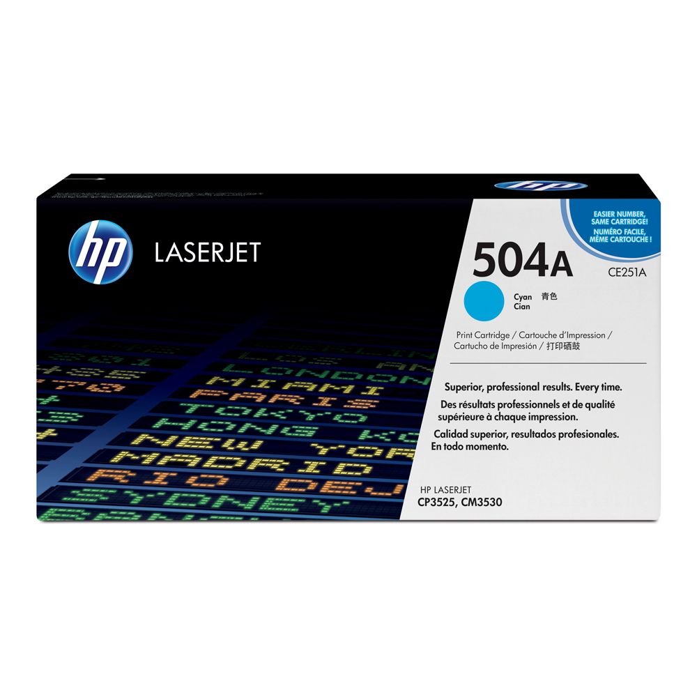 HP Laserjet Cartridge (504A) HPCE251A Cyan