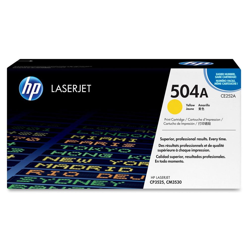 HP Laserjet Cartridge (504A) HPCE252A Yellow
