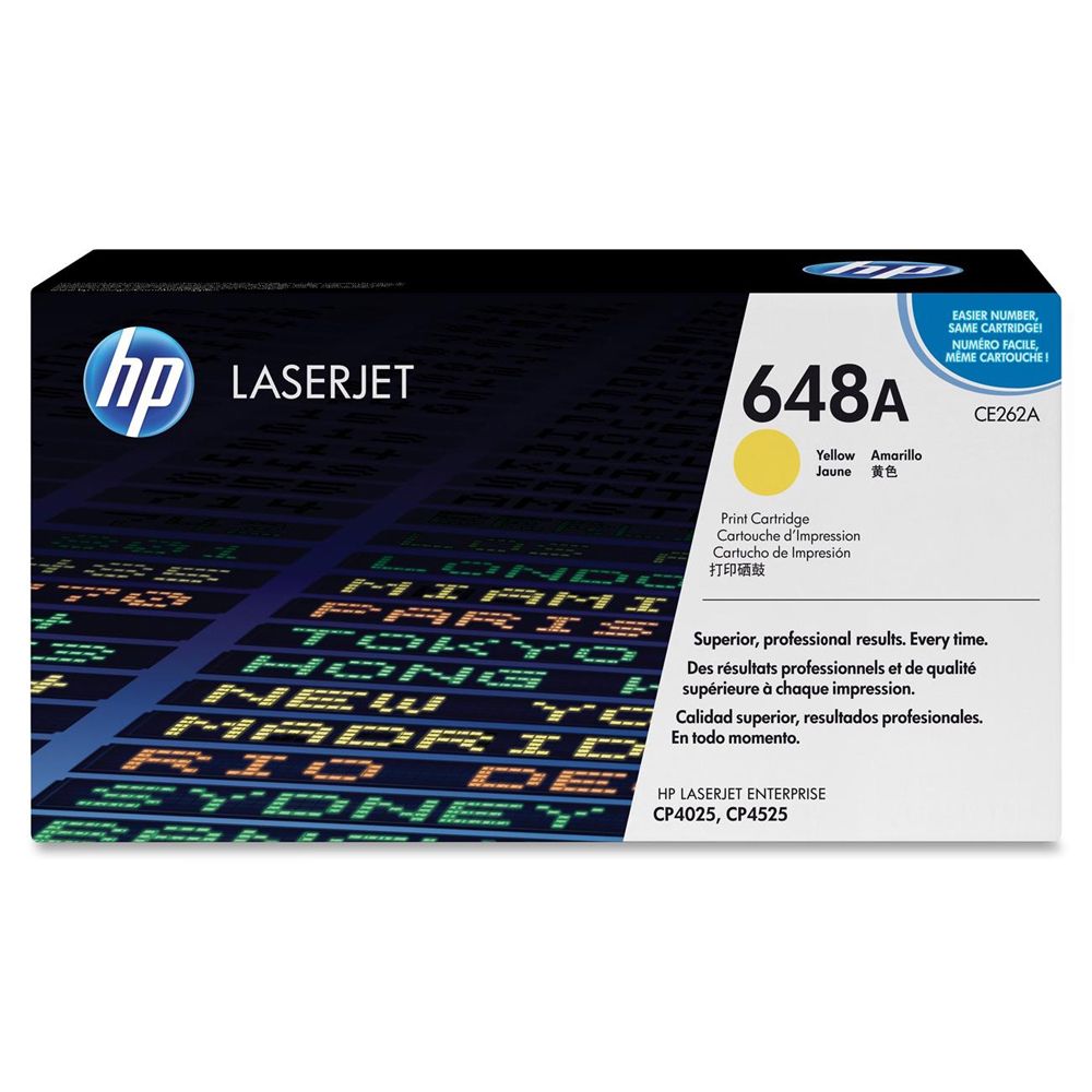 HP Laserjet Cartridge (648A) HPCE262A Yellow