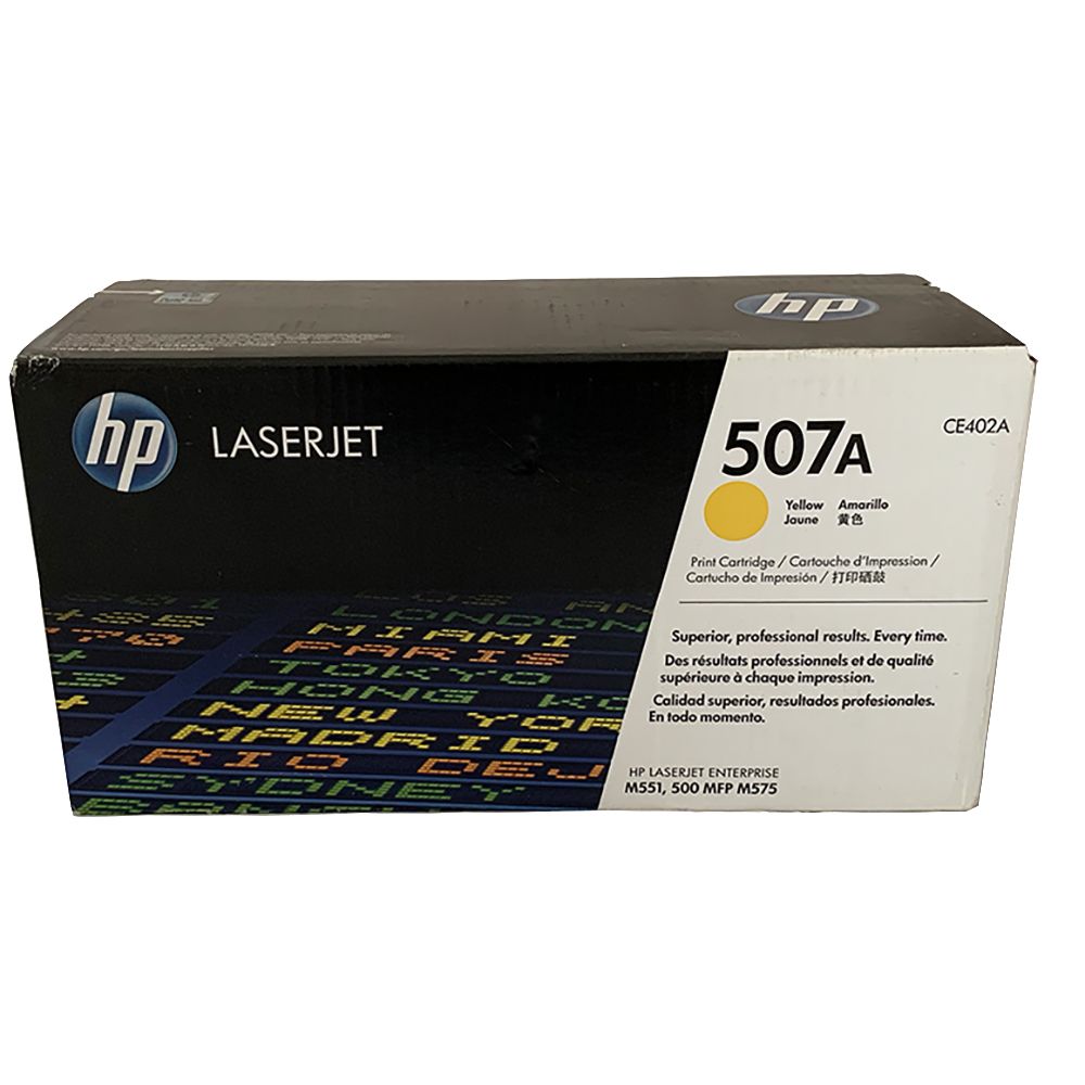 HP Laserjet Cartridge (507A)HPCE402A Yellow