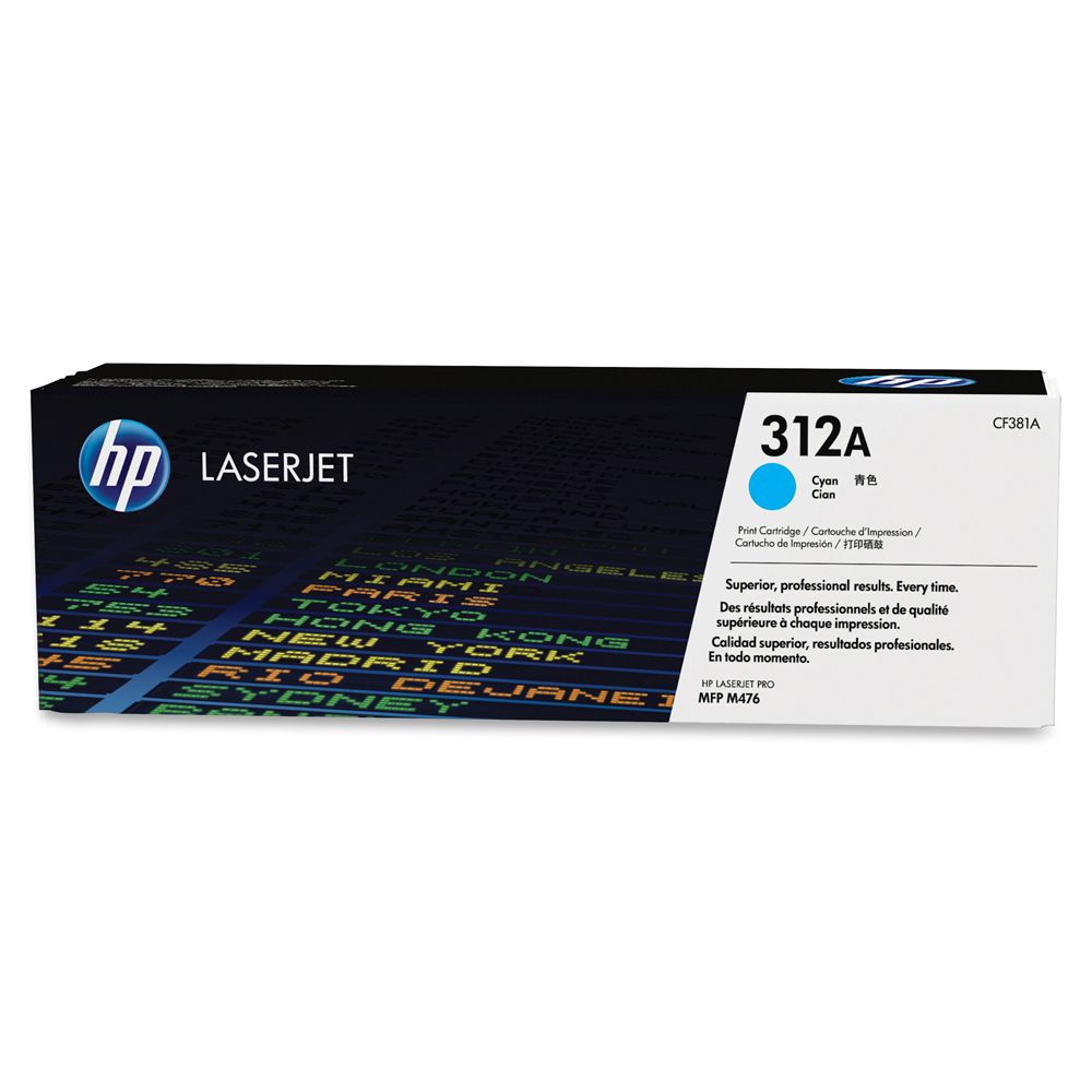HP Laserjet Toner Cartridge  (312A)  HPCF381A  Cyan