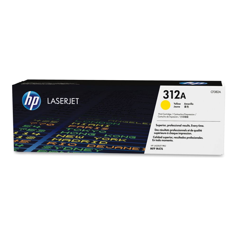 HP Laserjet Cartridge  (312A)  HPCF382A  Yellow